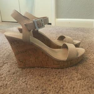 Charles By Charles David Nude Wedges